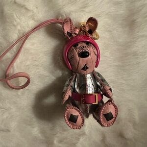 MCM Aren Space Rabbit Charm In Visetos